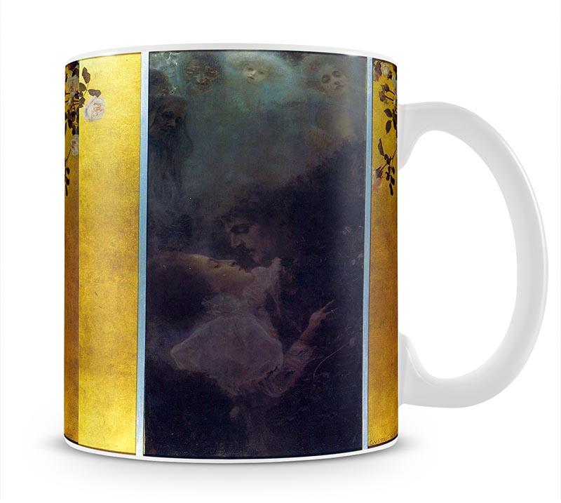 Love by Klimt Mug - Canvas Art Rocks - 1