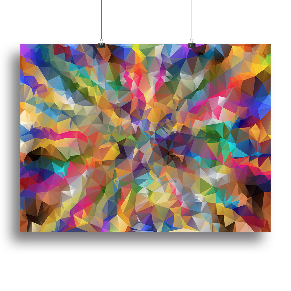Low Poly Canvas Print or Poster - Canvas Art Rocks - 2