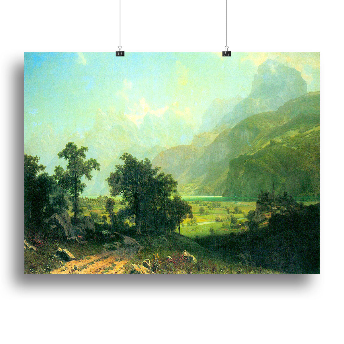 Lucerne Switzerland by Bierstadt Canvas Print or Poster - Canvas Art Rocks - 2