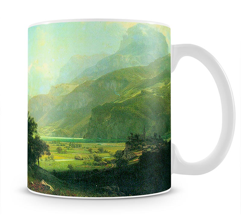 Lucerne Switzerland by Bierstadt Mug - Canvas Art Rocks - 1