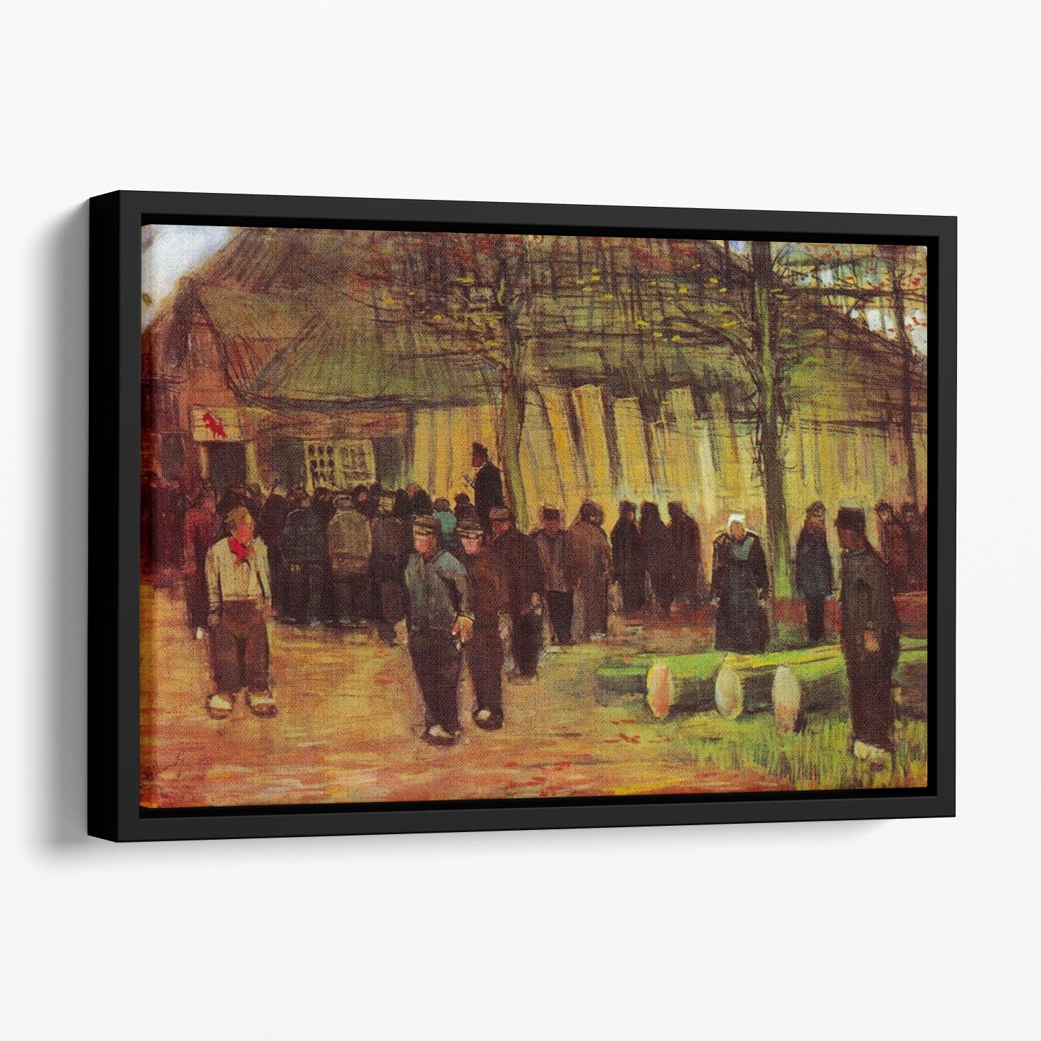 Lumber Sale by Van Gogh Floating Framed Canvas
