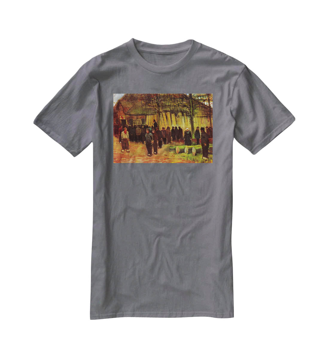 Lumber Sale by Van Gogh T-Shirt - Canvas Art Rocks - 3