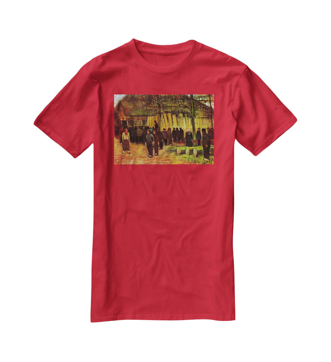 Lumber Sale by Van Gogh T-Shirt - Canvas Art Rocks - 4