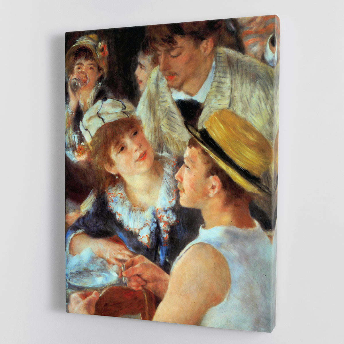 Lunch on the boat party detail by Renoir Canvas Print or Poster - Canvas Art Rocks - 1