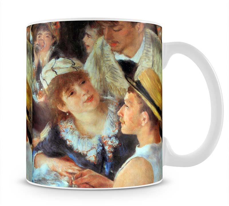 Lunch on the boat party detail by Renoir Mug - Canvas Art Rocks - 1