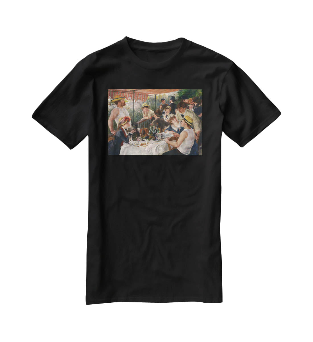 Luncheon of the Boating Party by Renoir T-Shirt - Canvas Art Rocks - 1