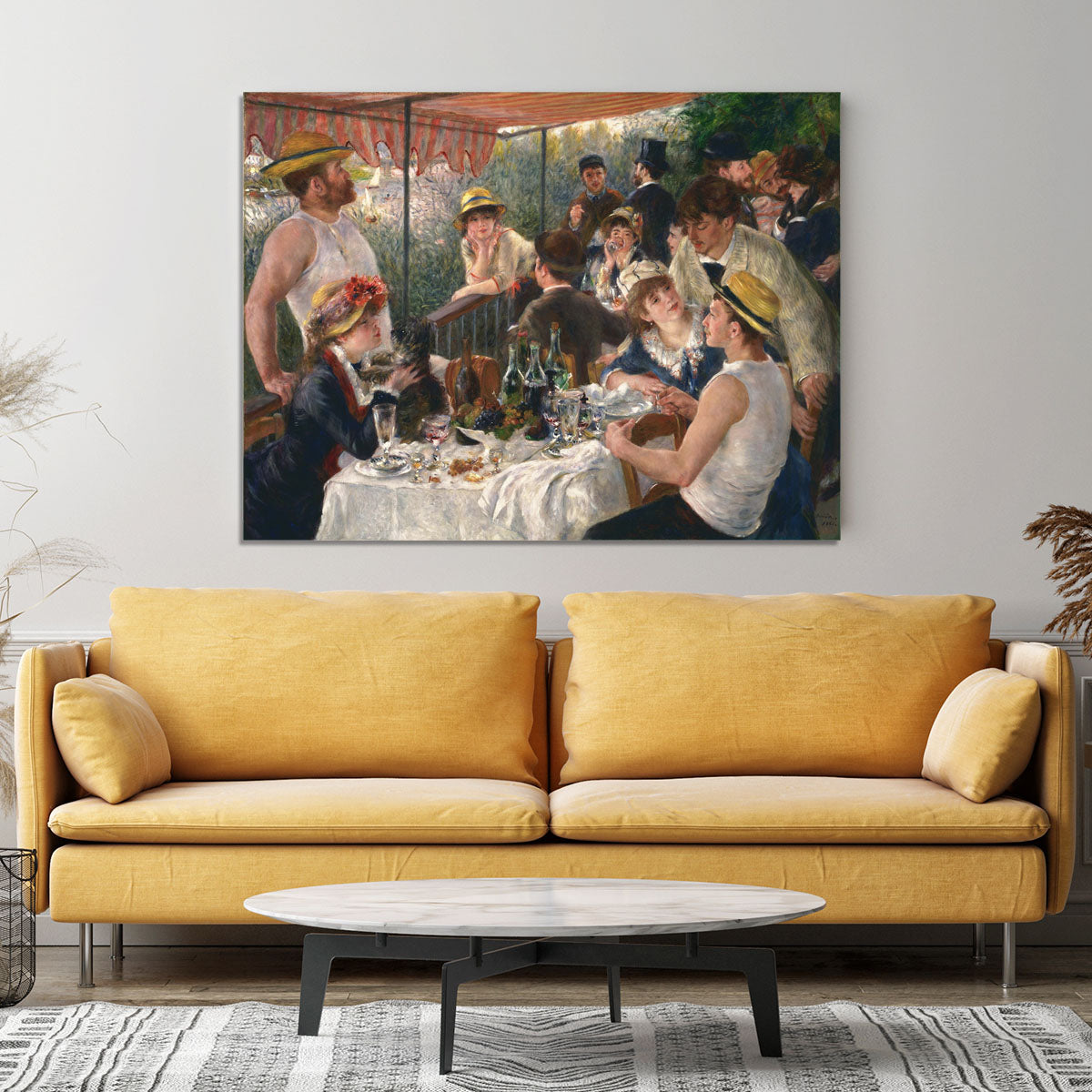 Luncheon of the Boating Party by Renoir Canvas Print or Poster - Canvas Art Rocks - 4