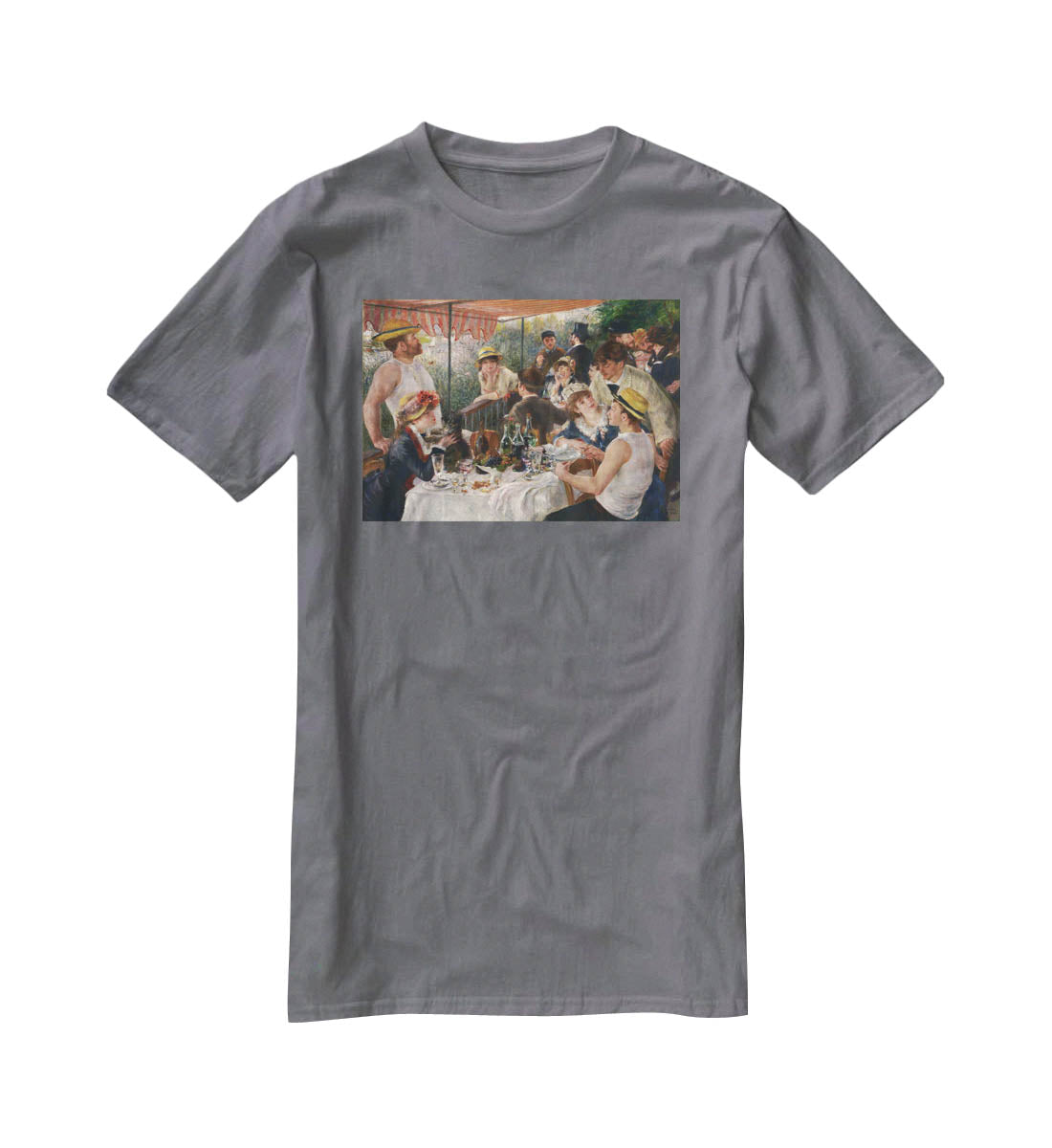 Luncheon of the Boating Party by Renoir T-Shirt - Canvas Art Rocks - 3
