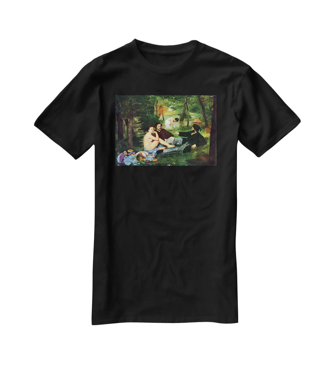 Luncheon on The Grass 1863 by Manet T-Shirt - Canvas Art Rocks - 1