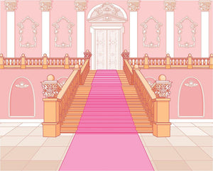 Luxury staircase in the magic palace Wall Mural Wallpaper - Canvas Art Rocks - 1