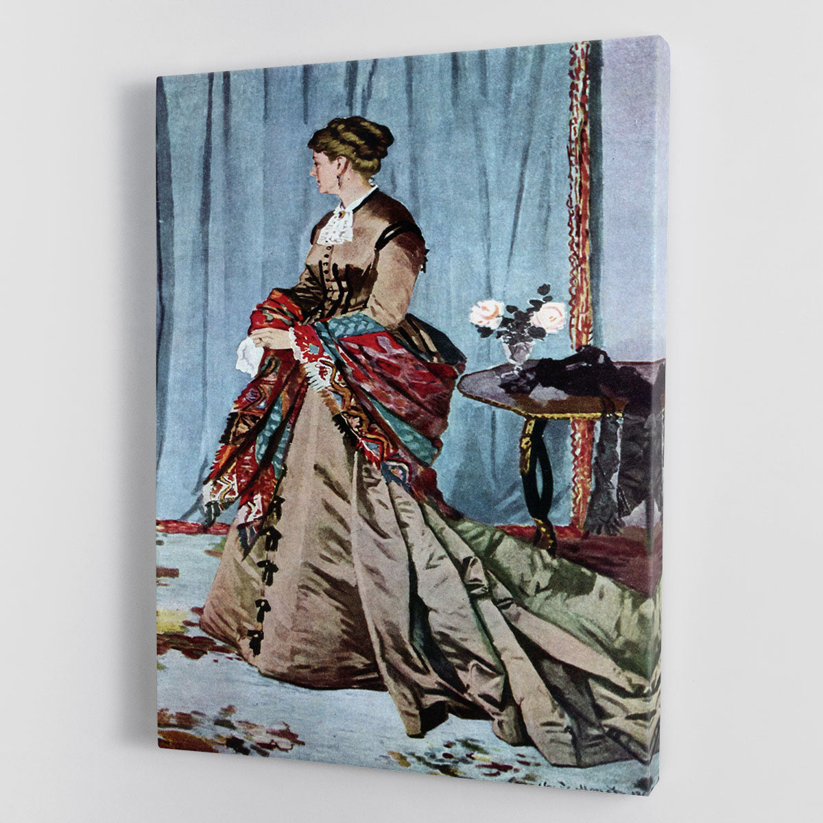 Madame Gaudibert by Monet Canvas Print or Poster - Canvas Art Rocks - 1