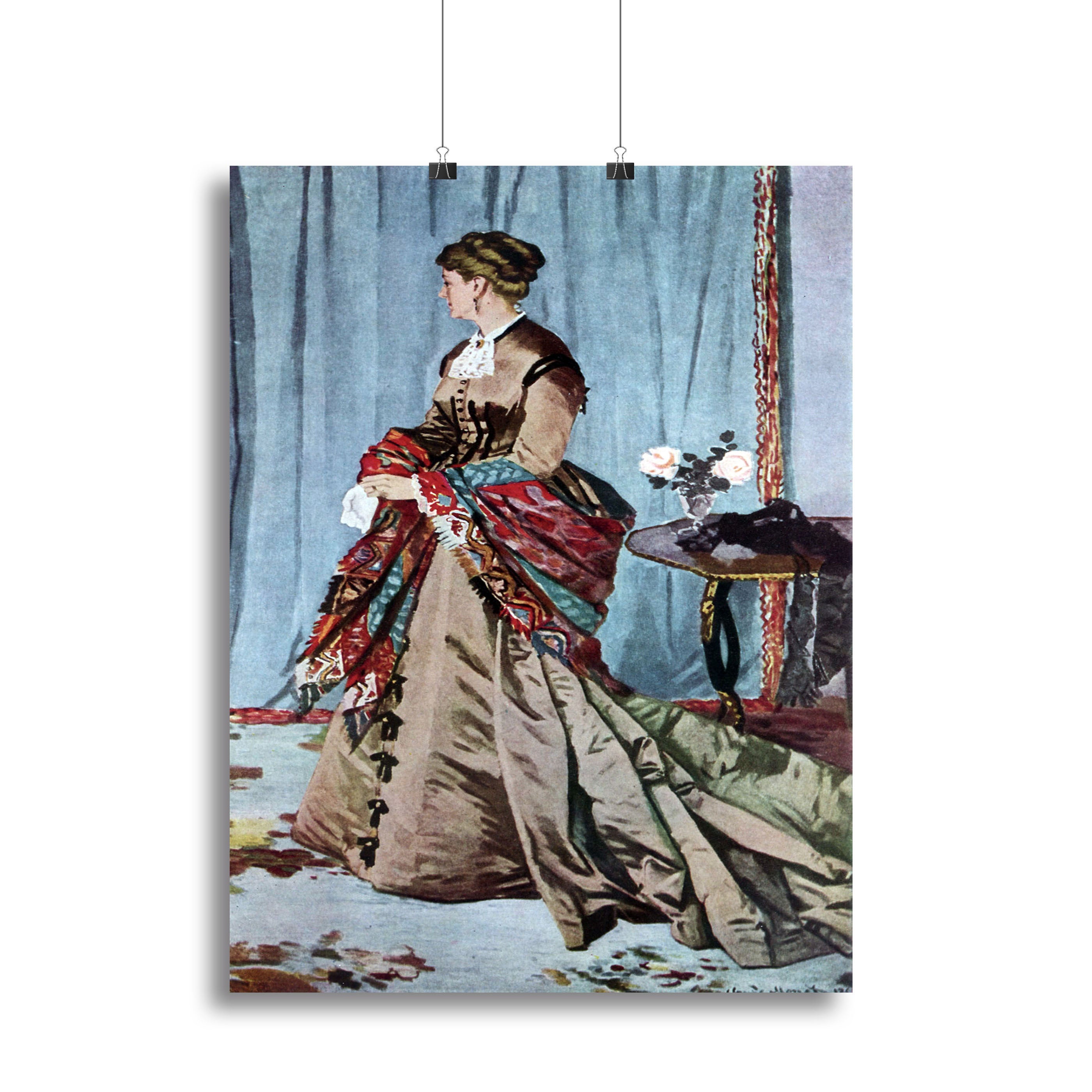 Madame Gaudibert by Monet Canvas Print or Poster - Canvas Art Rocks - 2
