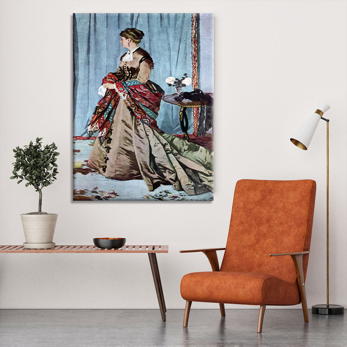 Madame Gaudibert by Monet Canvas Print or Poster - Canvas Art Rocks - 6