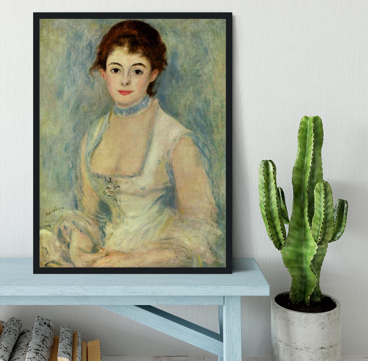 Madame Henriot by Renoir Framed Print - Canvas Art Rocks - 2
