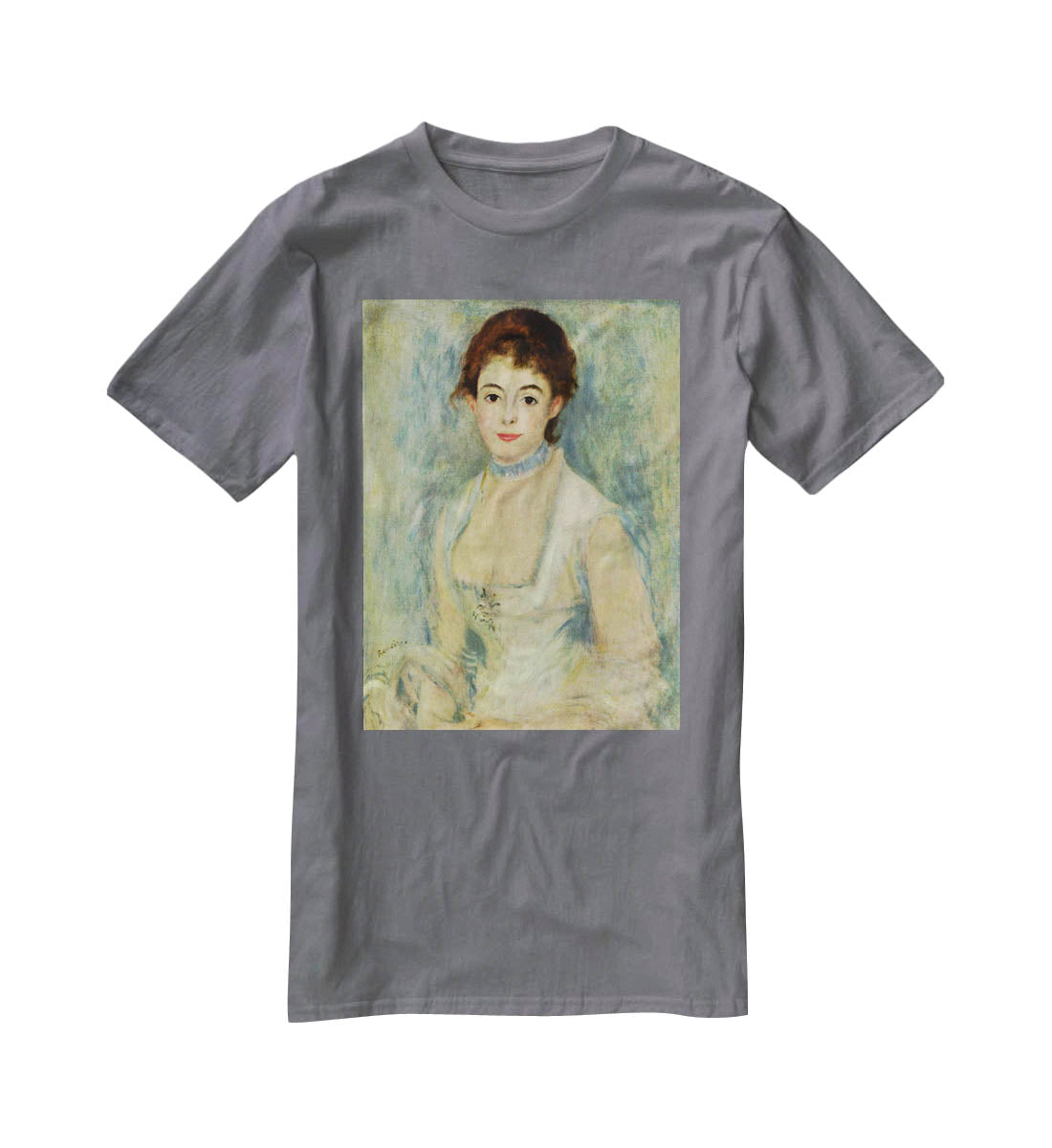 Madame Henriot by Renoir T-Shirt - Canvas Art Rocks - 3