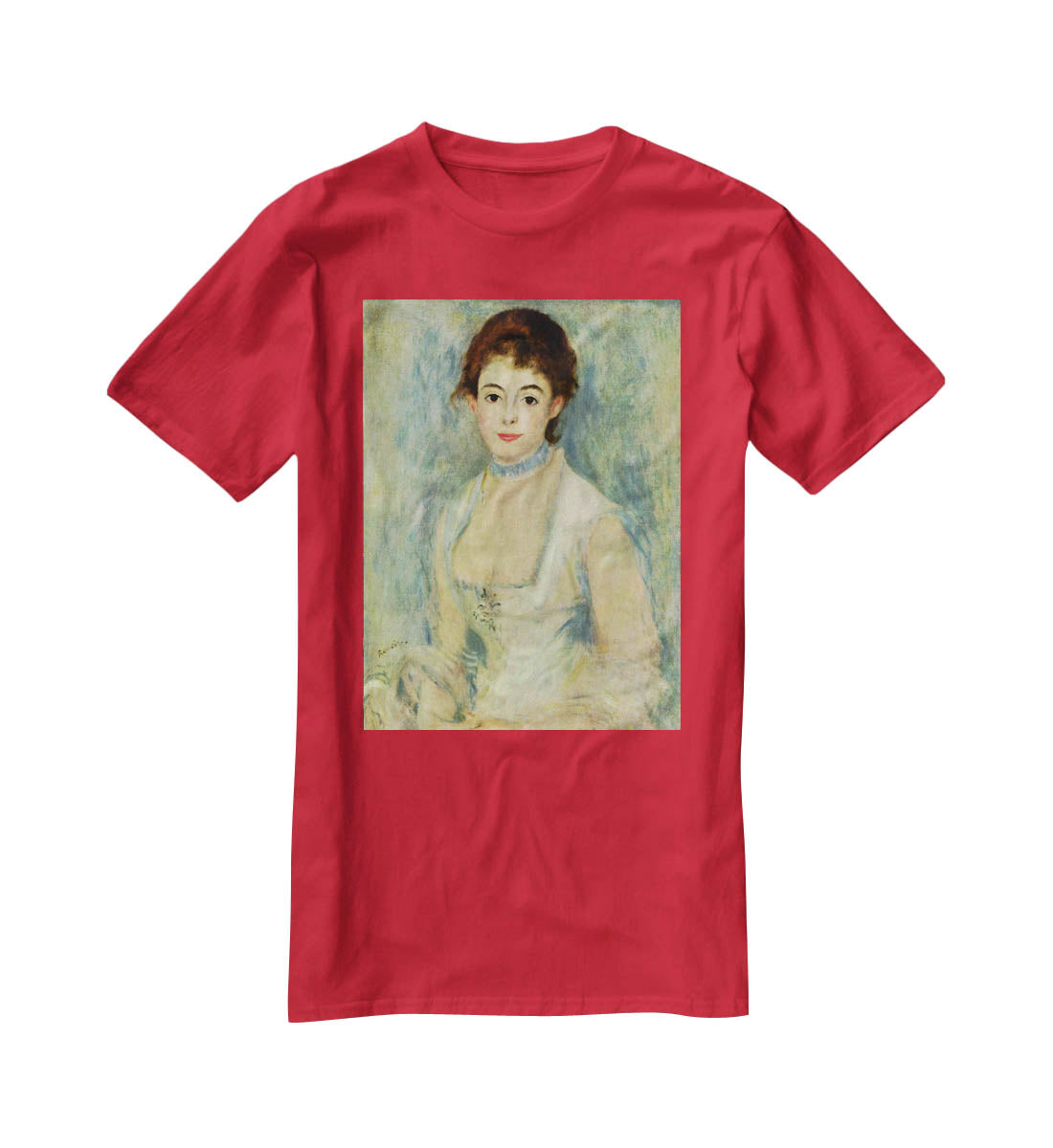 Madame Henriot by Renoir T-Shirt - Canvas Art Rocks - 4