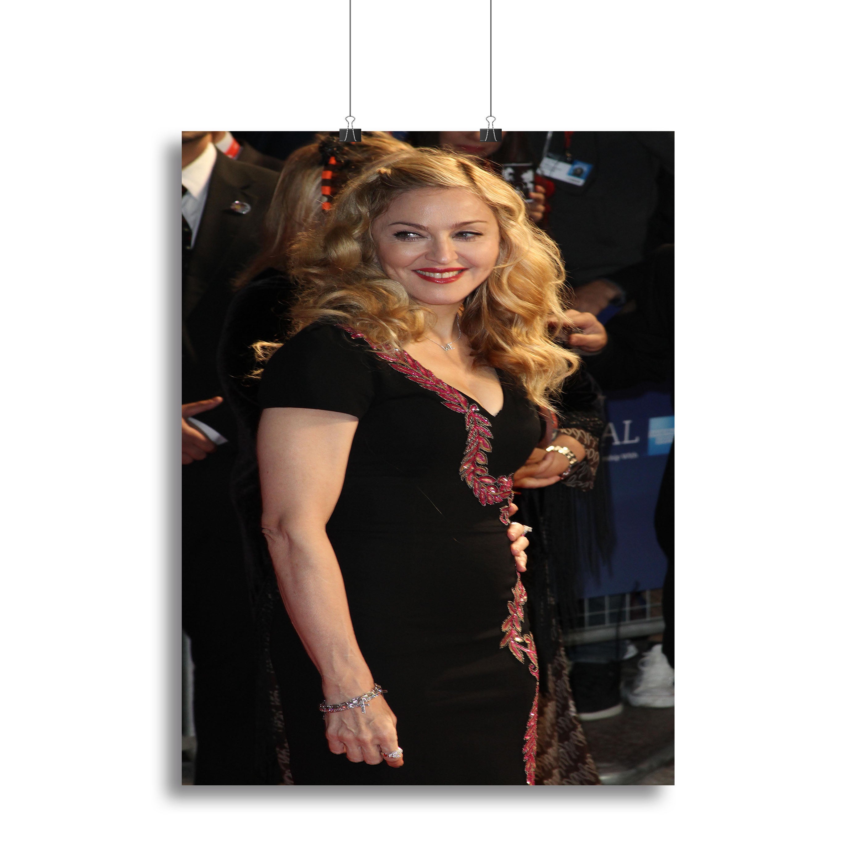 Madonna at a premiere Canvas Print or Poster - Canvas Art Rocks - 2