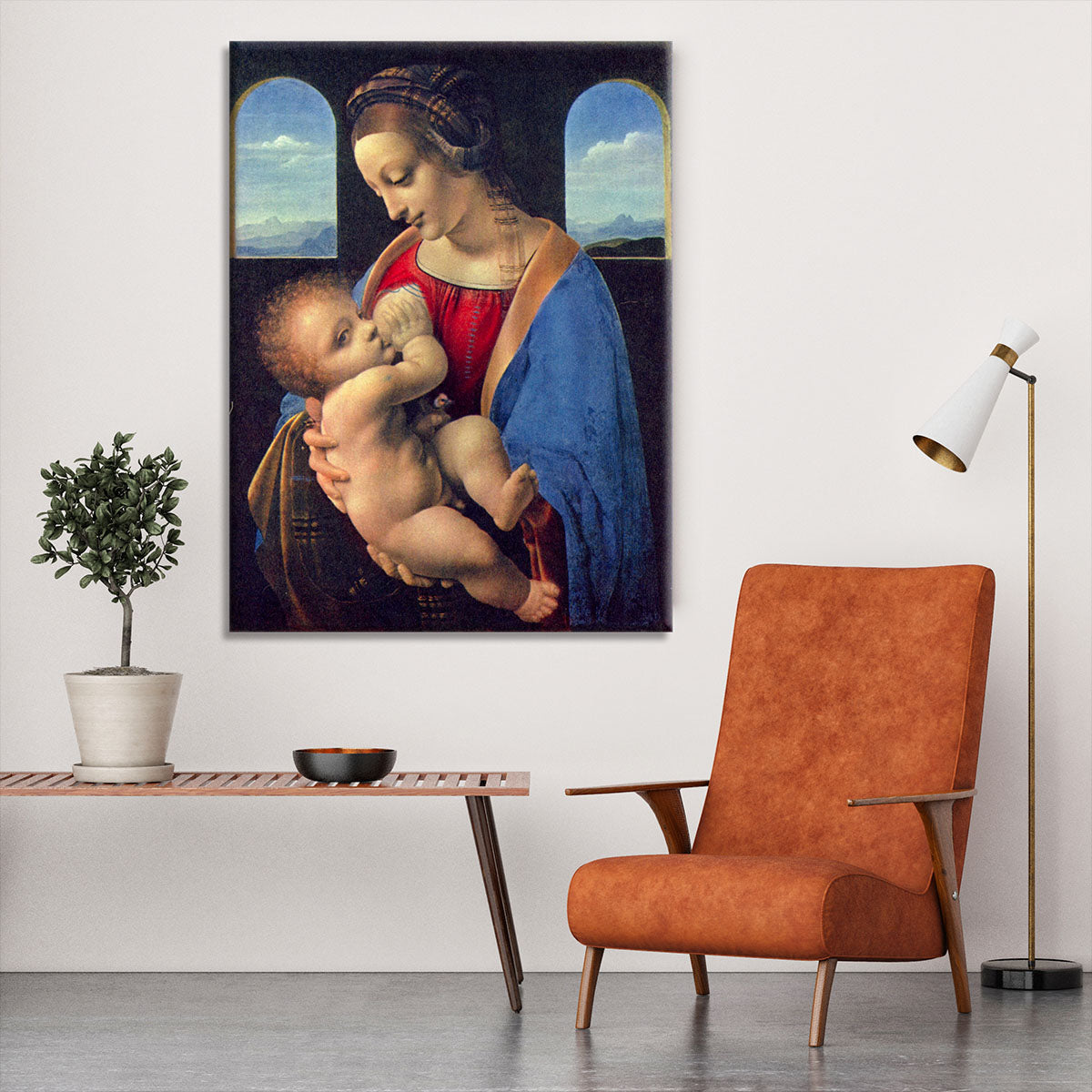 Madonna by Da Vinci Canvas Print or Poster - Canvas Art Rocks - 6