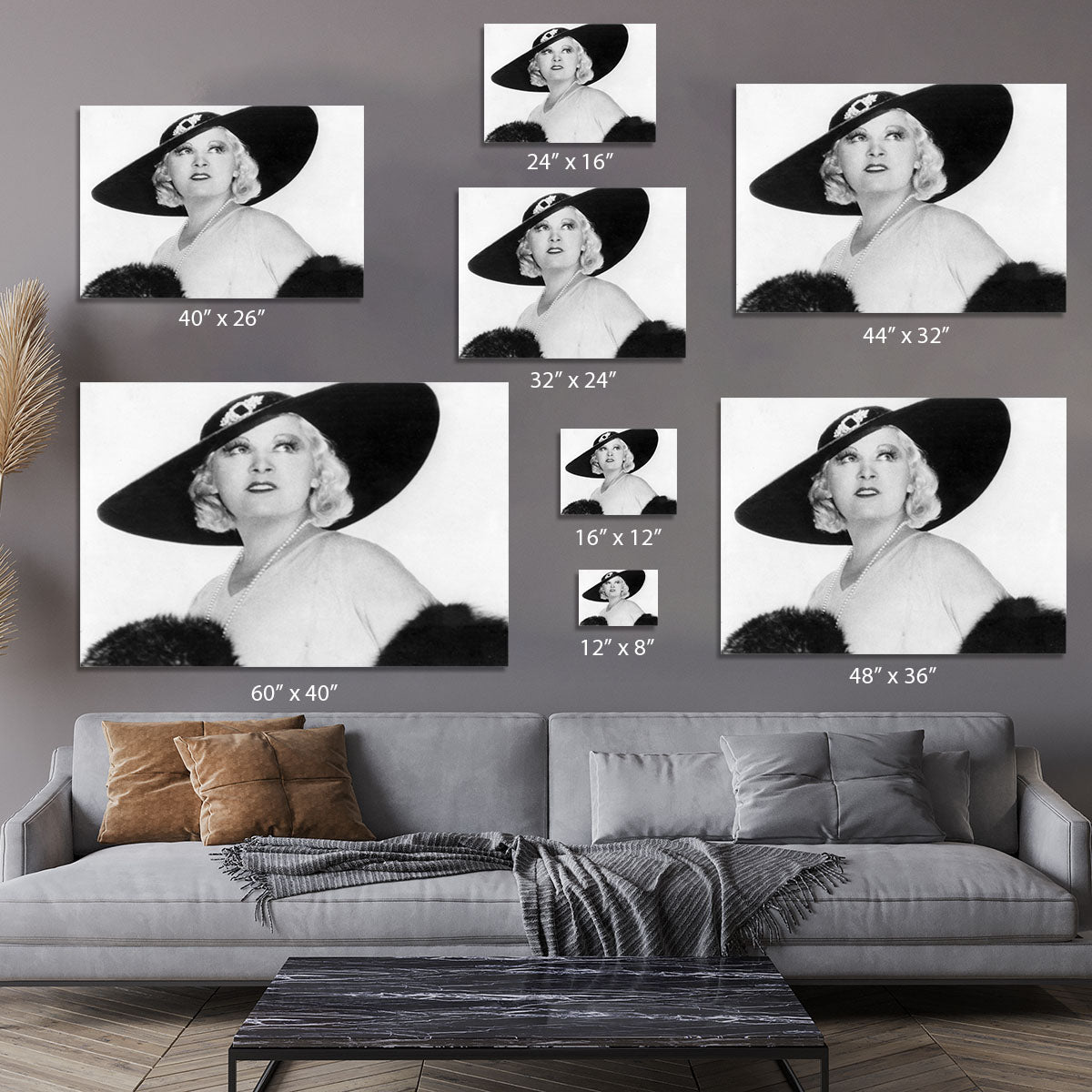 Mae West Canvas Print or Poster - Canvas Art Rocks - 7