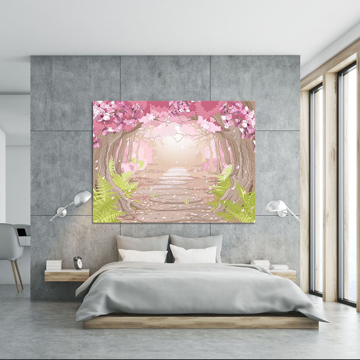 Magic spring forest Canvas Print or Poster - Canvas Art Rocks - 5