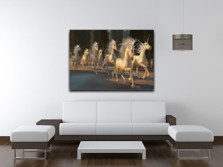 Magical Unicorn Forest Canvas Print or Poster - Canvas Art Rocks - 4