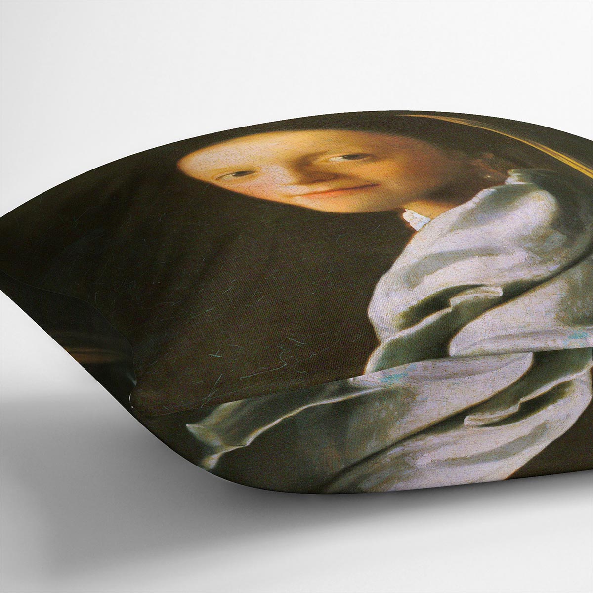 Maid by Vermeer Cushion