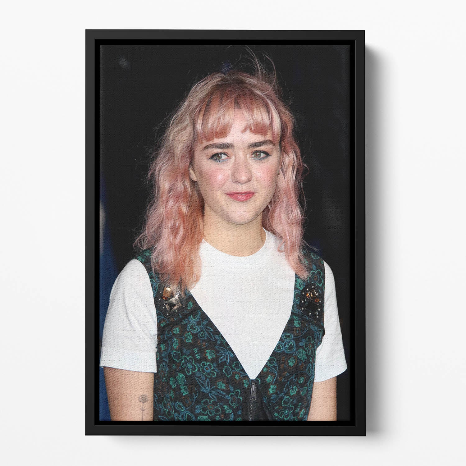 Maisie Williams Floating Framed Canvas