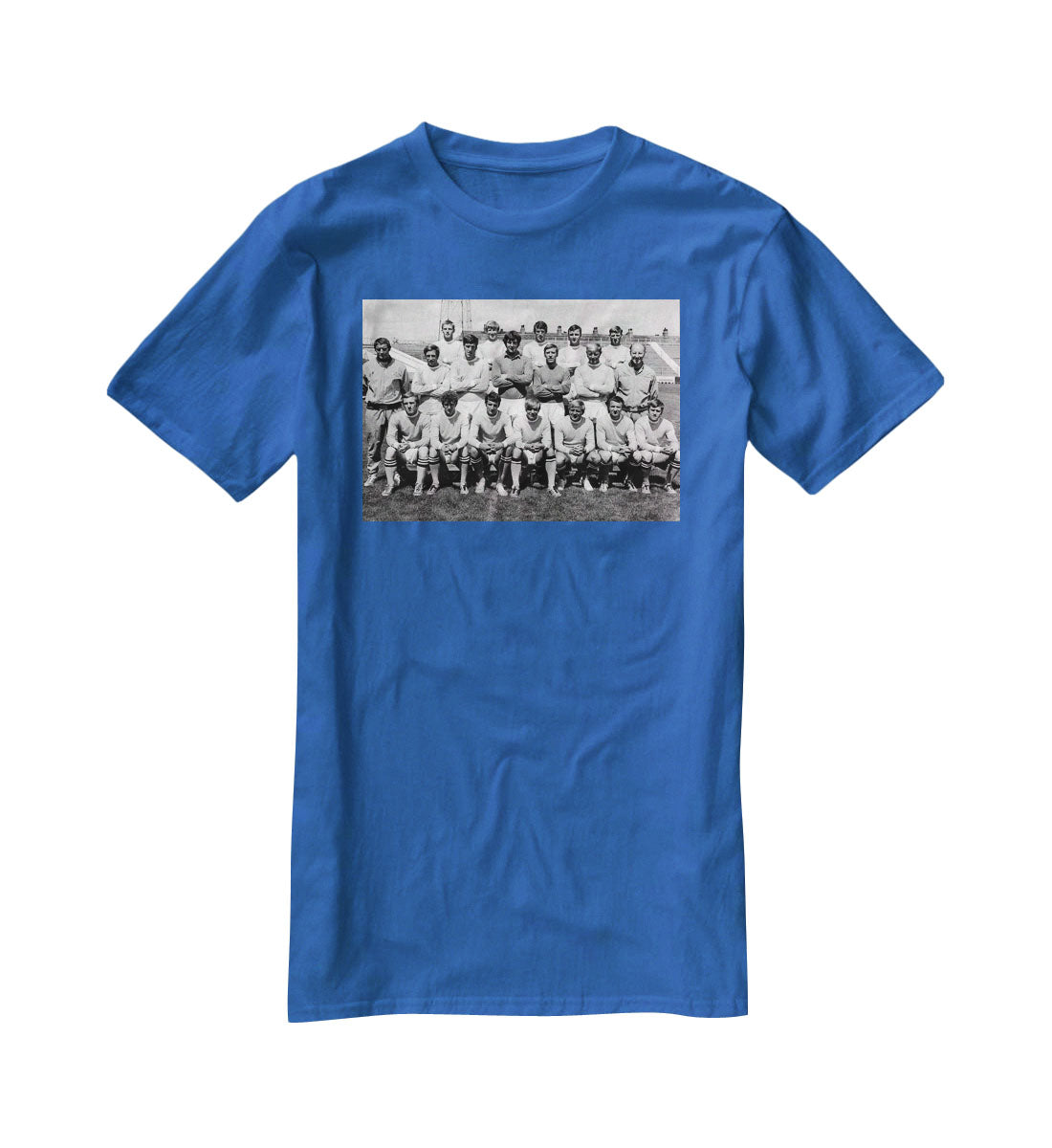 Manchester City Football Club Team Photo 1969 T-Shirt - Canvas Art Rocks - 2