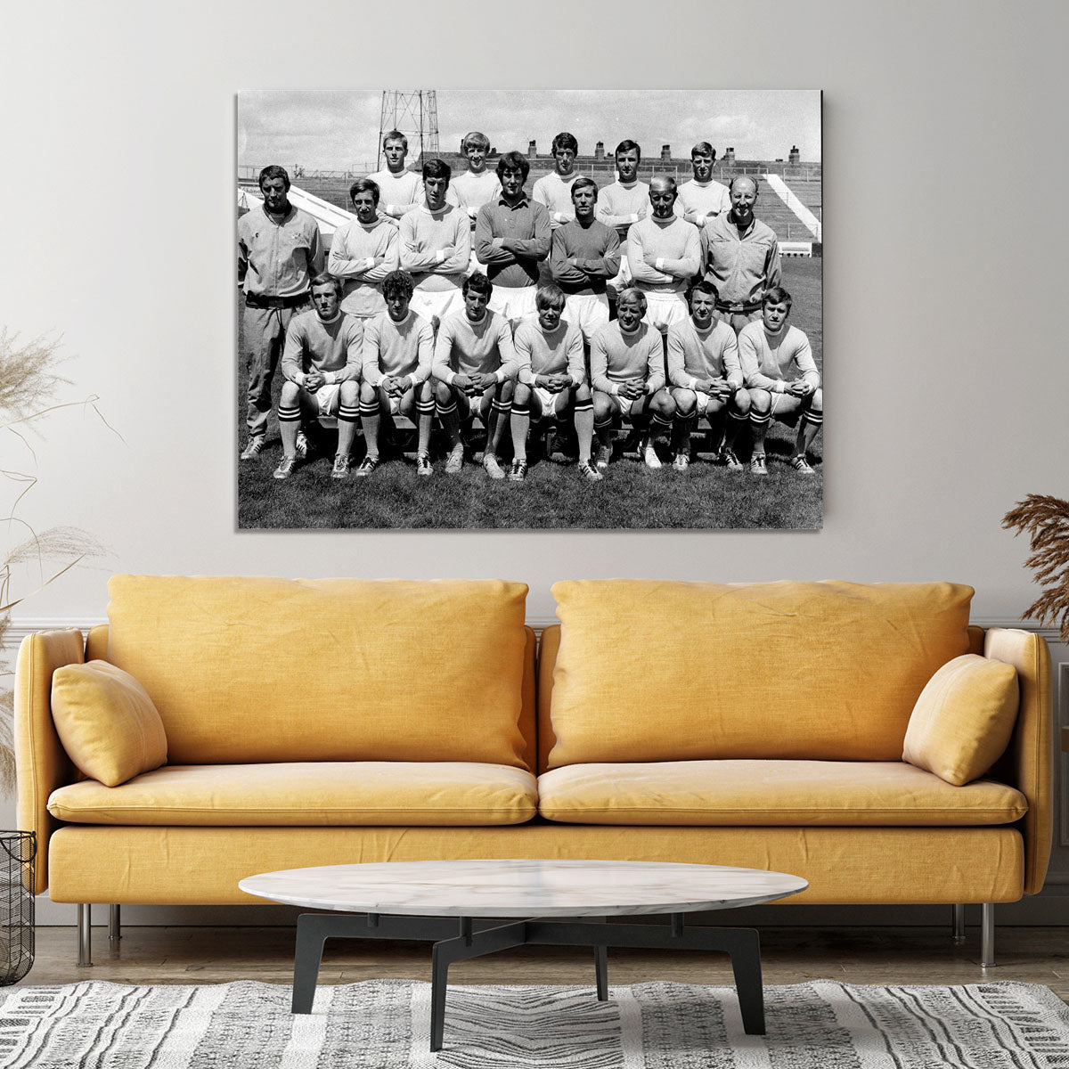 Manchester City Football Club Team Photo 1969 Canvas Print or Poster - Canvas Art Rocks - 4
