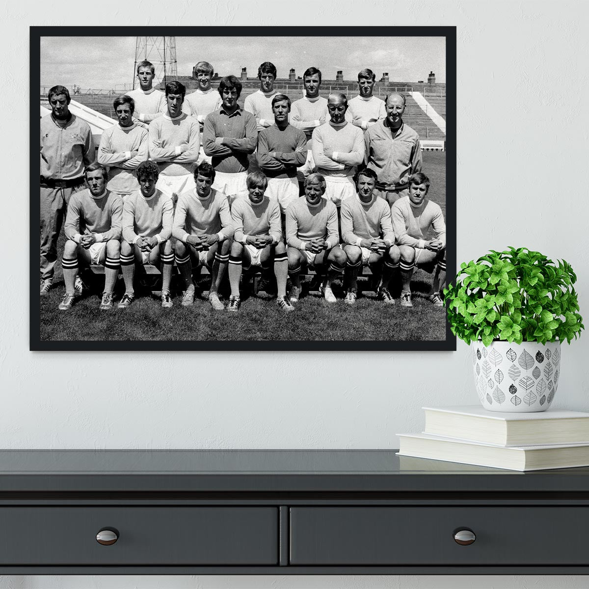 Manchester City Football Club Team Photo 1969 Framed Print - Canvas Art Rocks - 2