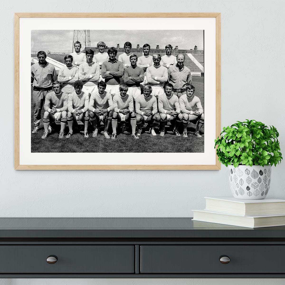 Manchester City Football Club Team Photo 1969 Framed Print - Canvas Art Rocks - 3
