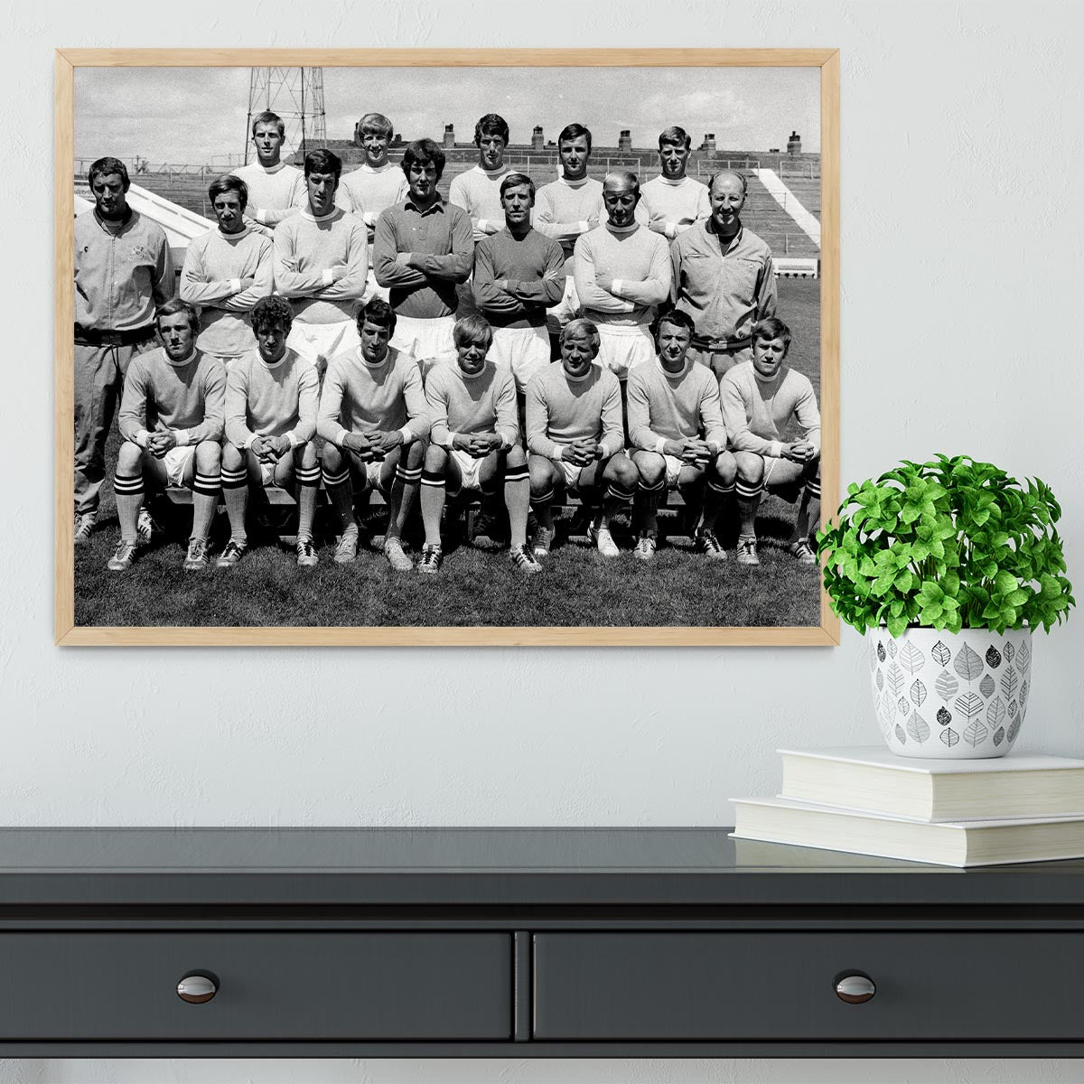Manchester City Football Club Team Photo 1969 Framed Print - Canvas Art Rocks - 4