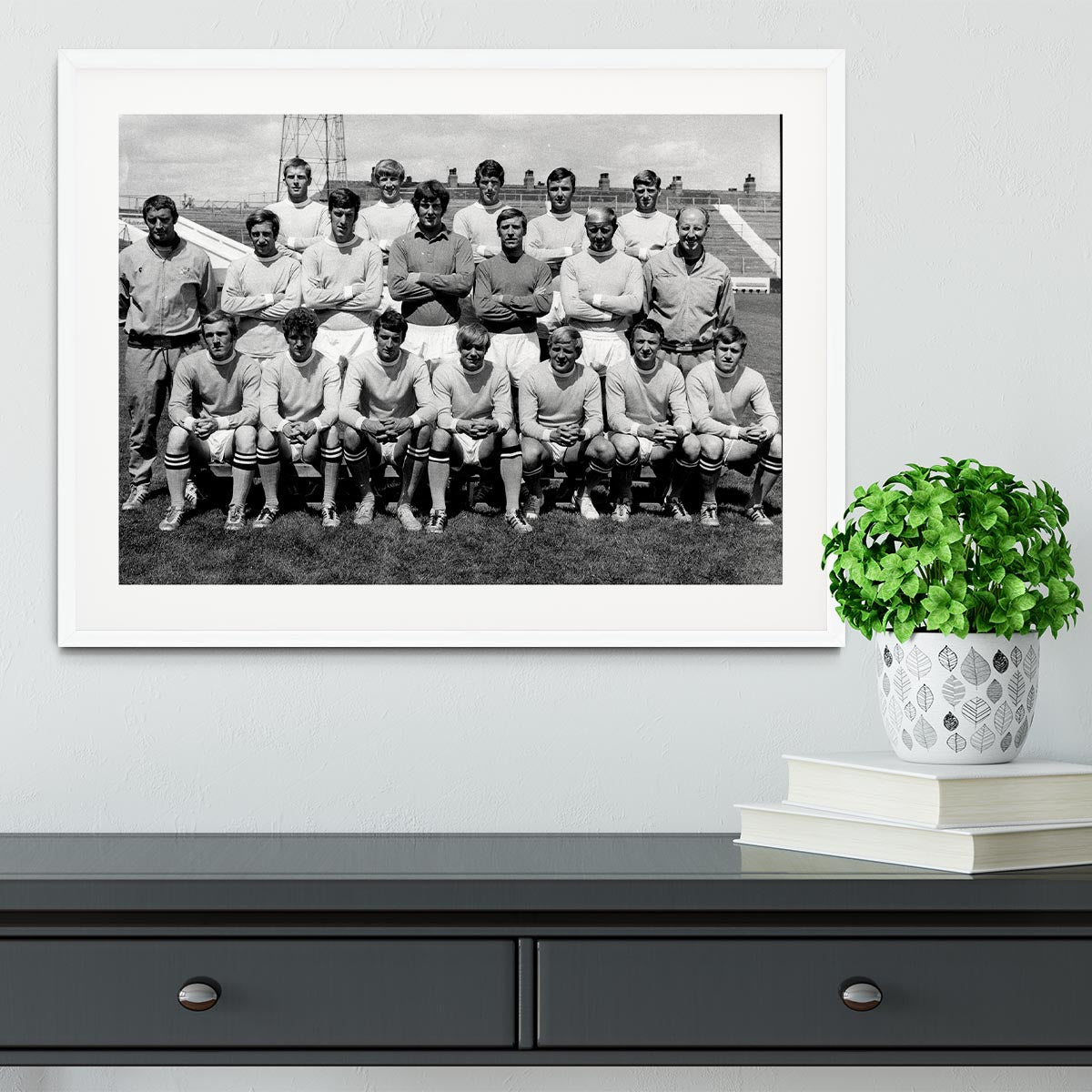 Manchester City Football Club Team Photo 1969 Framed Print - Canvas Art Rocks - 5