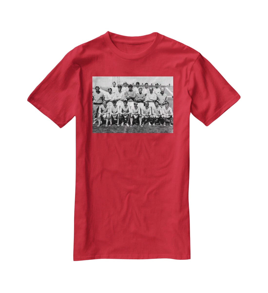 Manchester City Football Club Team Photo 1969 T-Shirt - Canvas Art Rocks - 4