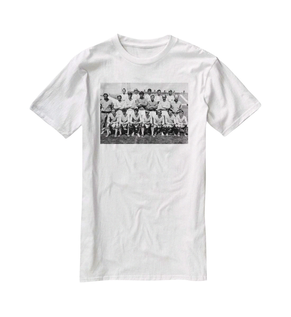 Manchester City Football Club Team Photo 1969 T-Shirt - Canvas Art Rocks - 5