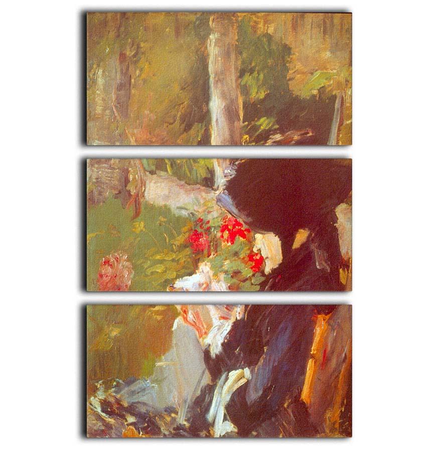 Manets Mother by Manet 3 Split Panel Canvas Print - Canvas Art Rocks - 1