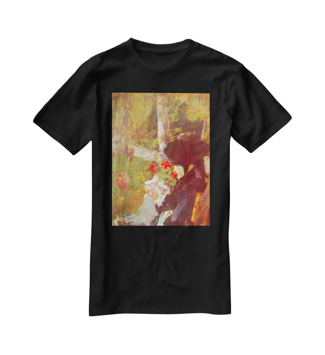 Manets Mother by Manet T-Shirt - Canvas Art Rocks - 1