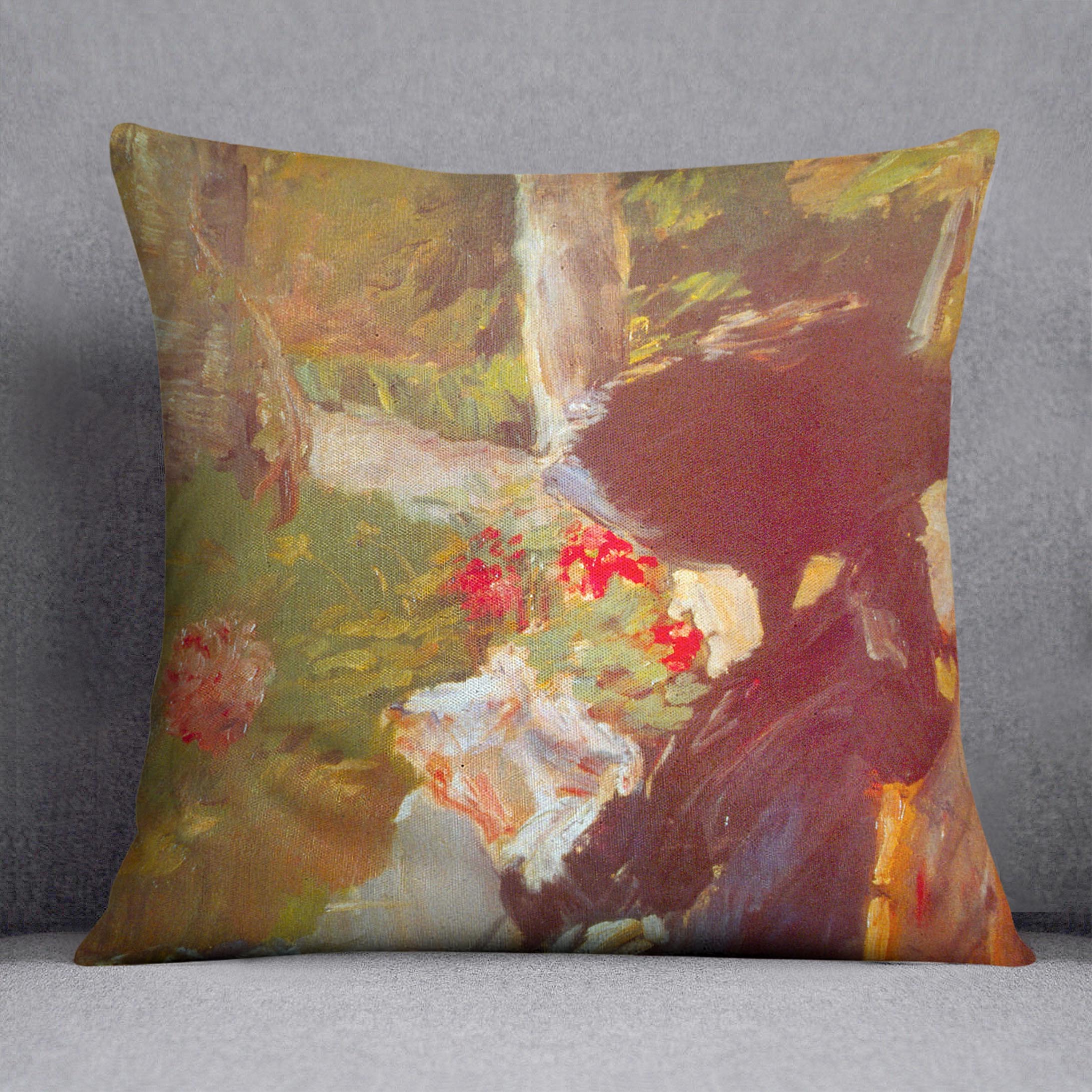 Manets Mother by Manet Cushion