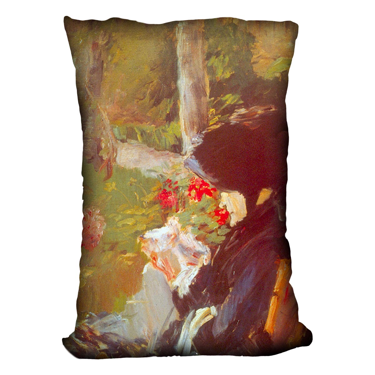 Manets Mother by Manet Cushion