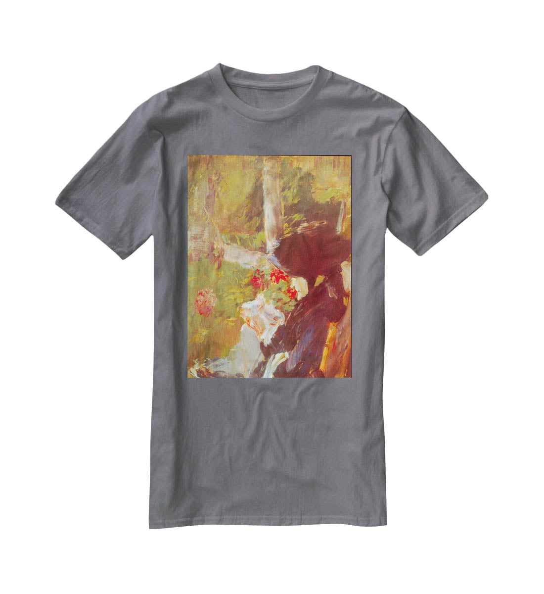Manets Mother by Manet T-Shirt - Canvas Art Rocks - 3