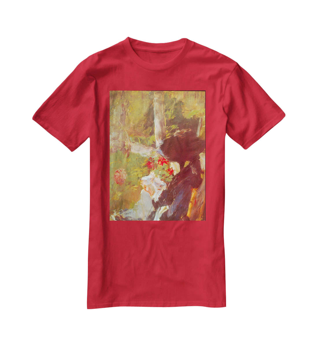Manets Mother by Manet T-Shirt - Canvas Art Rocks - 4