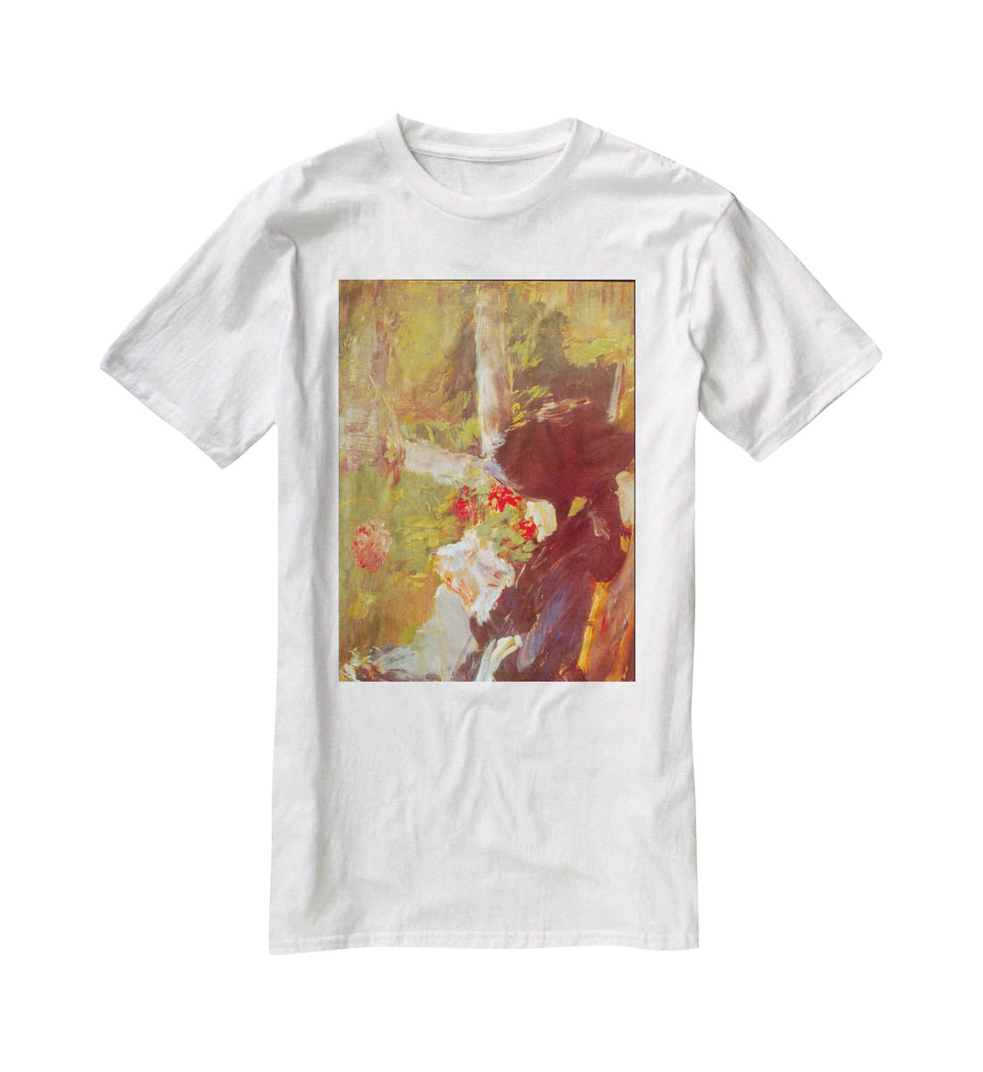 Manets Mother by Manet T-Shirt - Canvas Art Rocks - 5