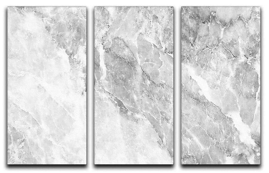Marble 3 Split Panel Canvas Print - Canvas Art Rocks - 1