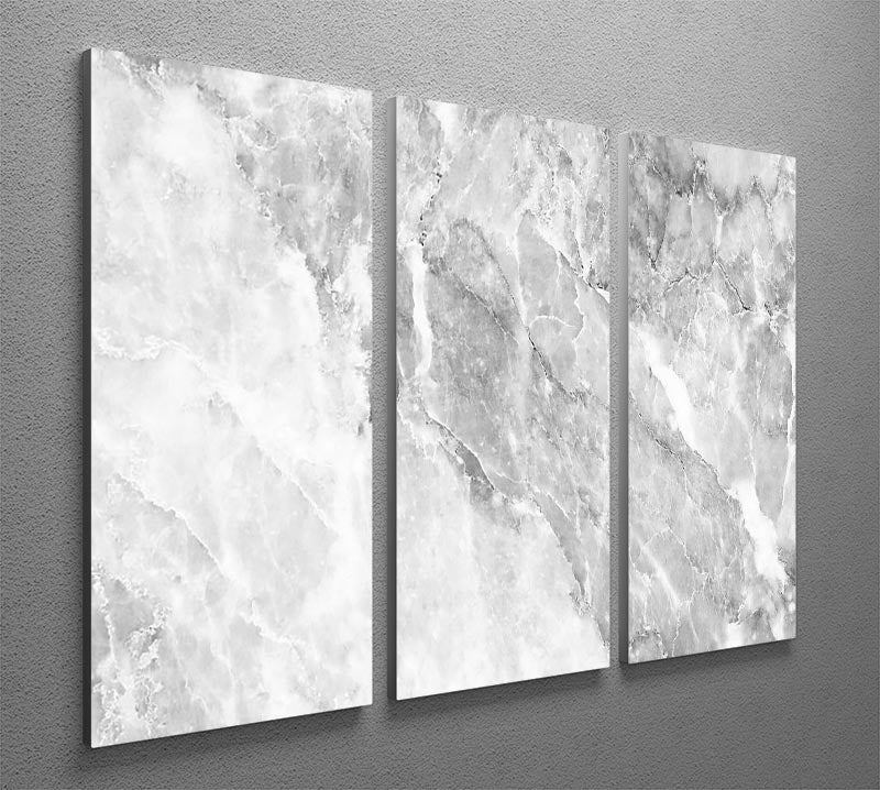 Marble 3 Split Panel Canvas Print - Canvas Art Rocks - 2