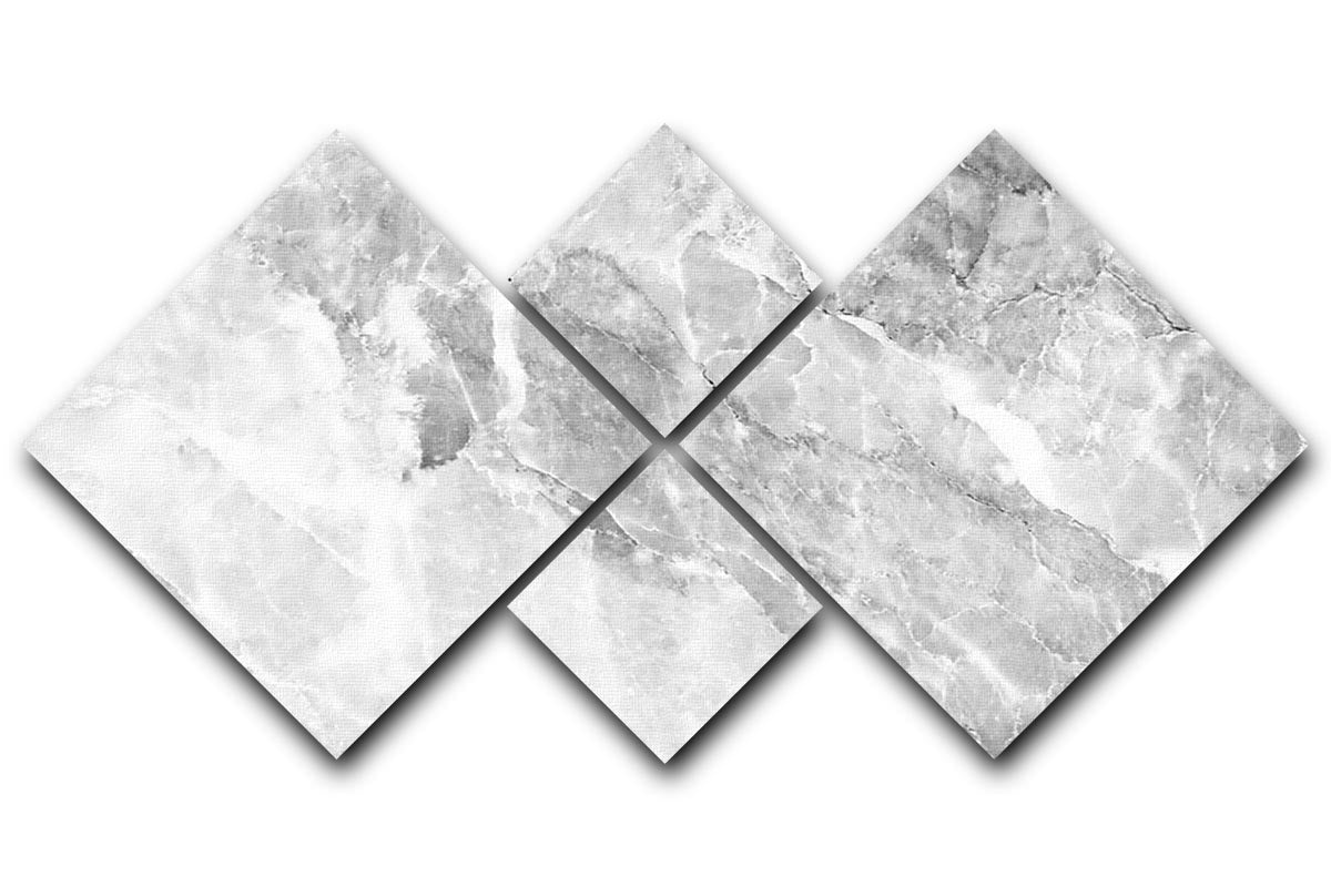 Marble 4 Square Multi Panel Canvas - Canvas Art Rocks - 1