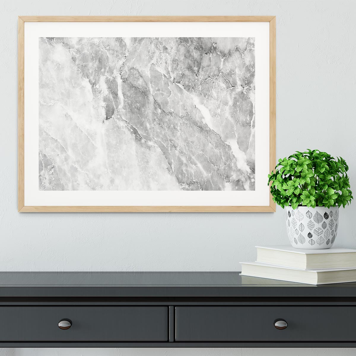 Marble Framed Print - Canvas Art Rocks - 3