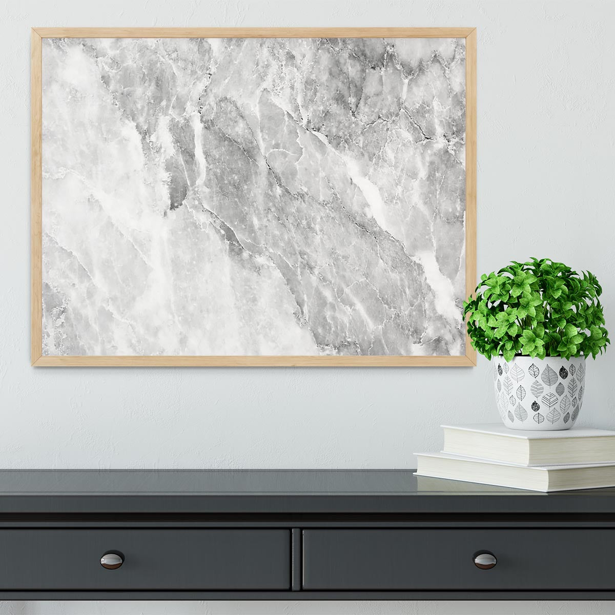 Marble Framed Print - Canvas Art Rocks - 4