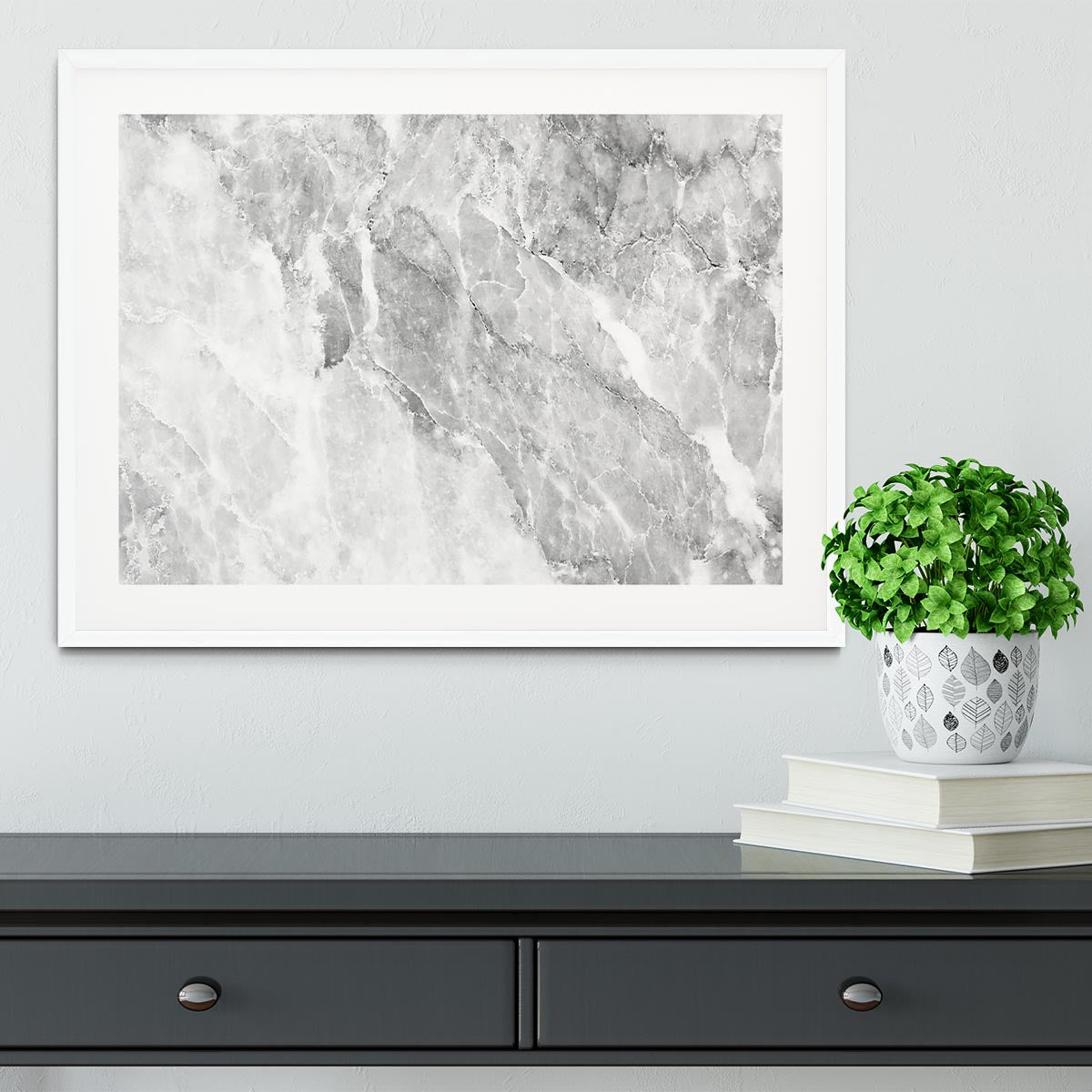 Marble Framed Print - Canvas Art Rocks - 5