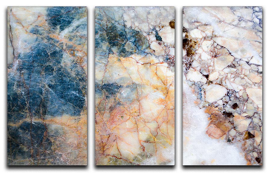 Marble patterned texture 3 Split Panel Canvas Print - Canvas Art Rocks - 1