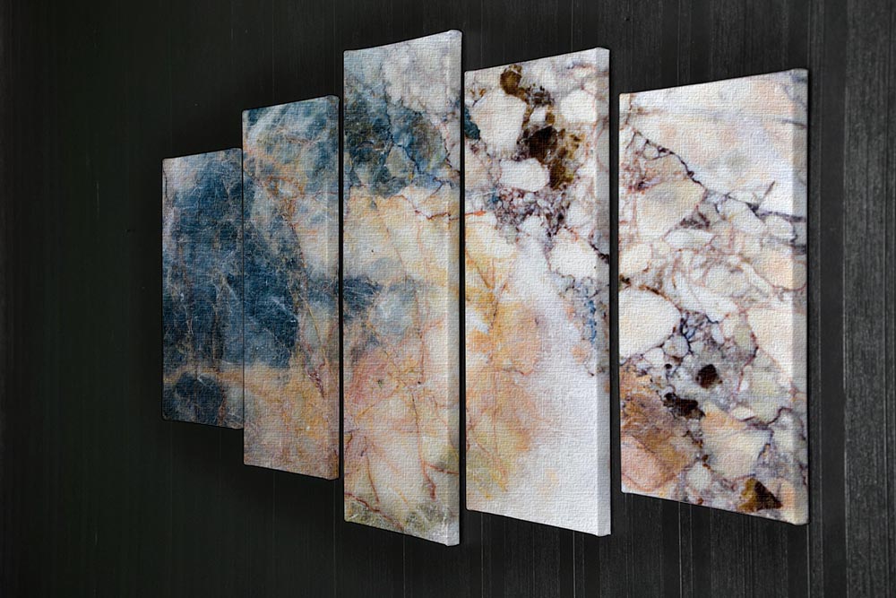 Marble patterned texture 5 Split Panel Canvas - Canvas Art Rocks - 2